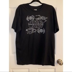 Black Star Wars Logo t-shirt